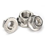 Porca de brida hexagonal SS