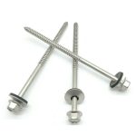 Parafuso de rosca de cabeza hexagonal SS